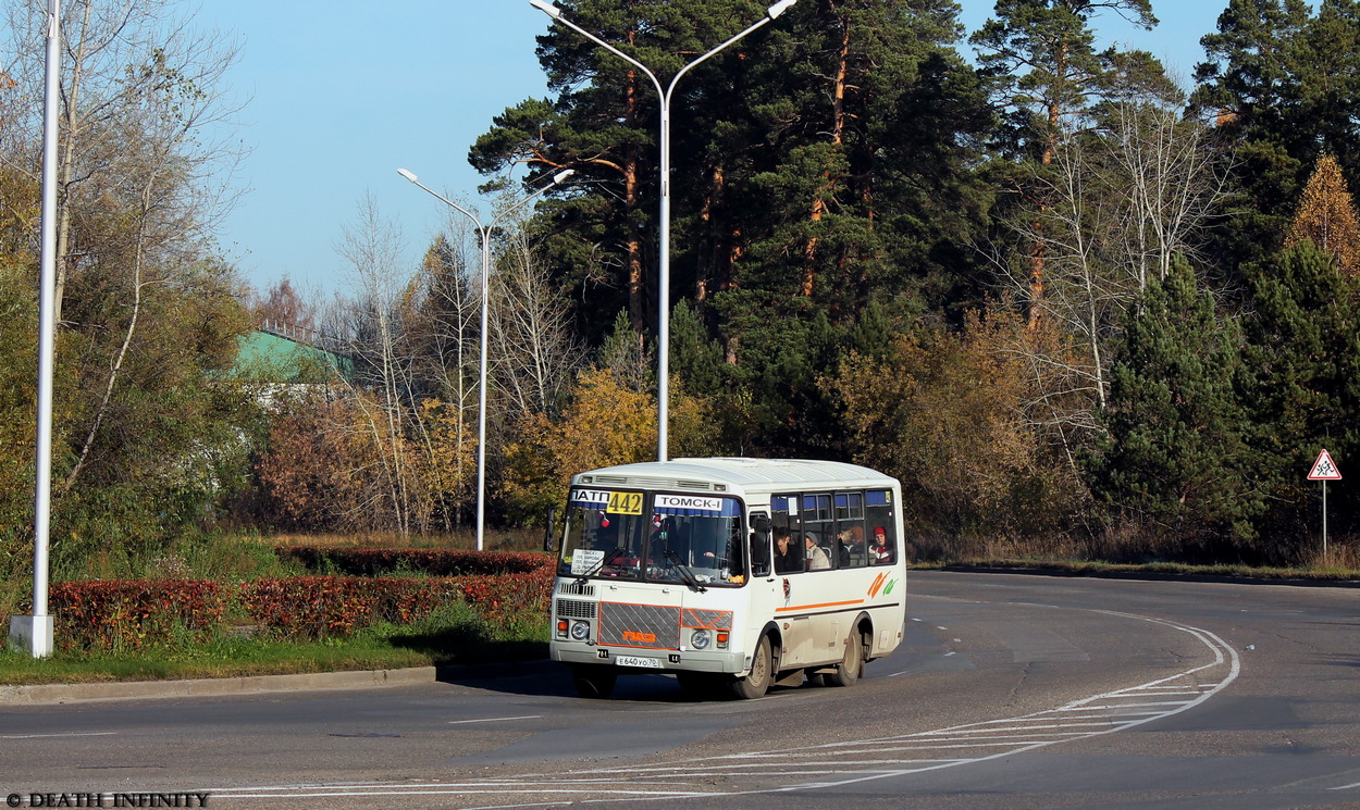 Томская область, ПАЗ-32054 № Е 640 УО 70