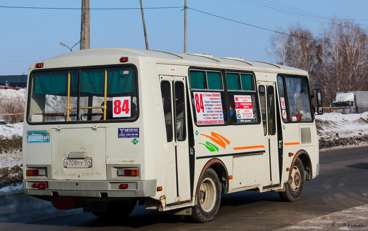 Новосибирская область, ПАЗ-32054 № В 708 РУ 154