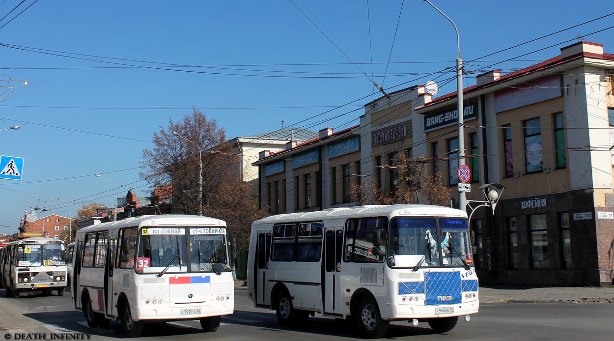 Томская область, ПАЗ-32054 № Е 792 СХ 70; Томская область, ПАЗ-32054 № К 945 ЕЕ 70