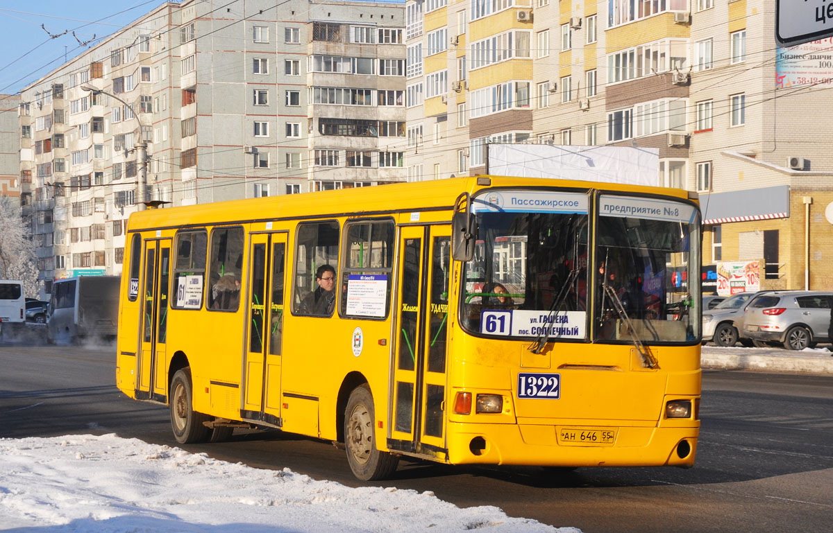 Omsk region, LiAZ-5256.45 № 1322