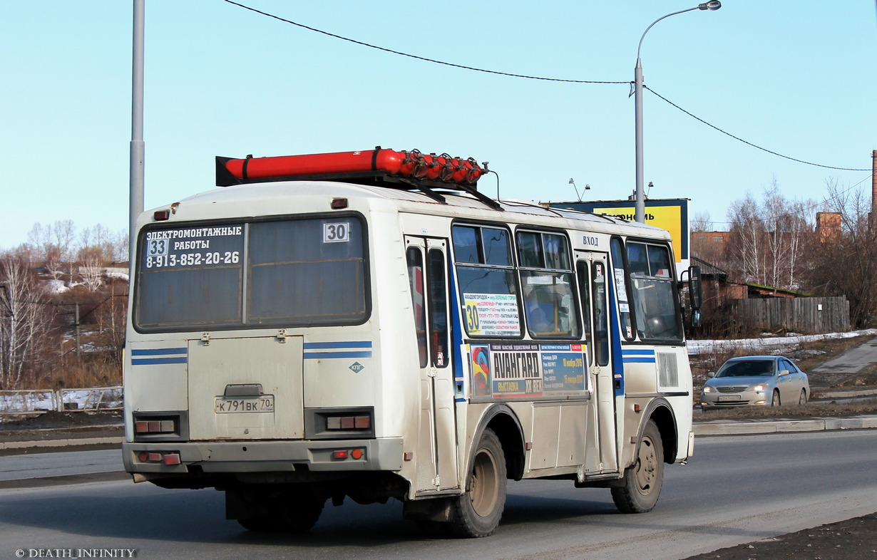 Томская область, ПАЗ-32054 № К 791 ВК 70