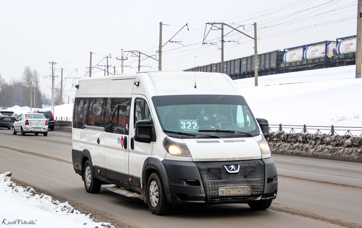 Новосибирская область, Нижегородец-2227SK (Peugeot Boxer) № В 067 СМ 154