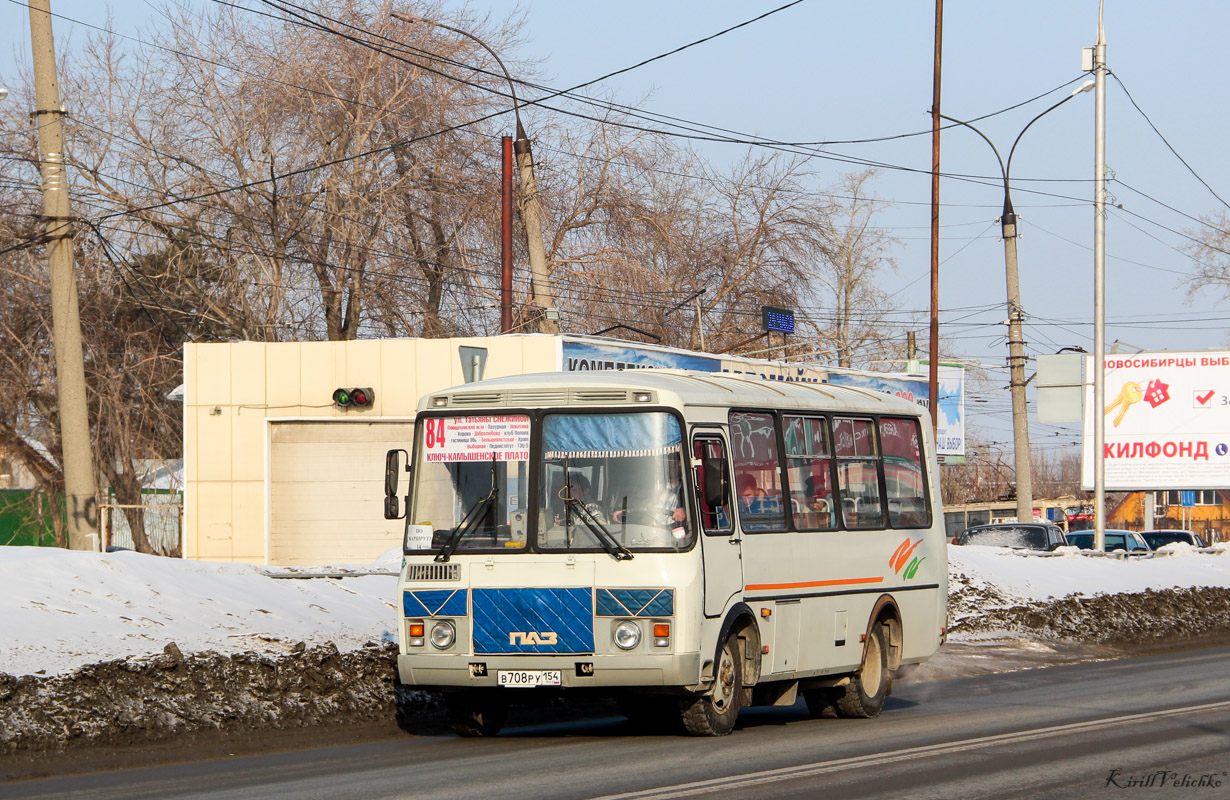 Новосибирская область, ПАЗ-32054 № В 708 РУ 154