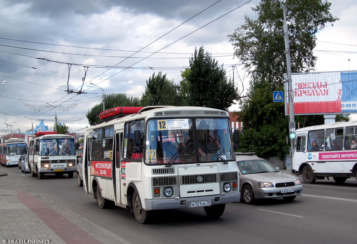 Томская область, ПАЗ-32054 № М 721 ОК 70