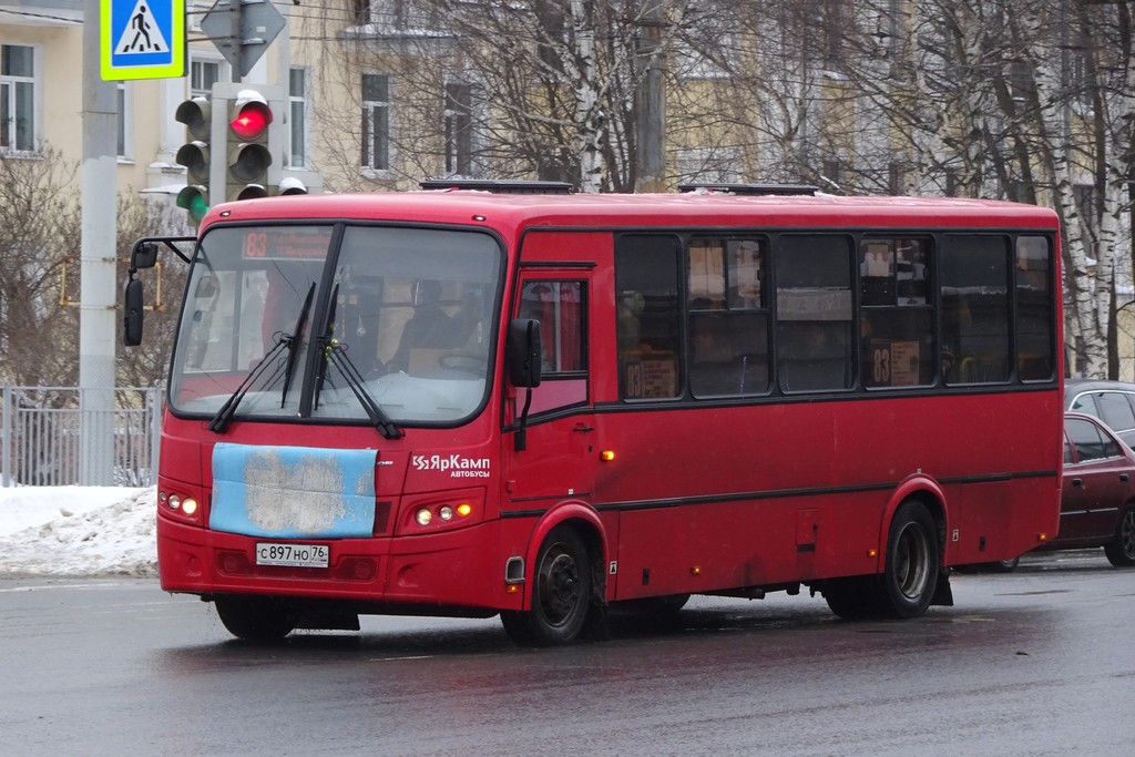 Ярославская область, ПАЗ-320412-04 "Вектор" № С 897 НО 76