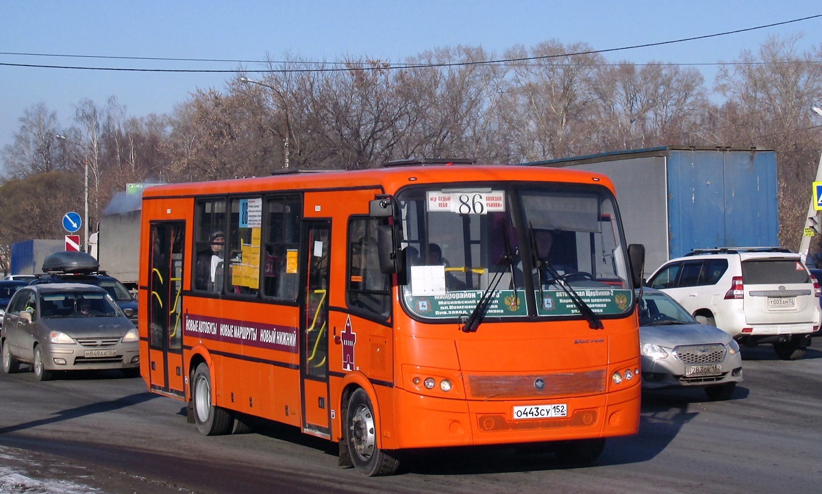 Нижегородская область, ПАЗ-320414-05 "Вектор" № О 443 СУ 152