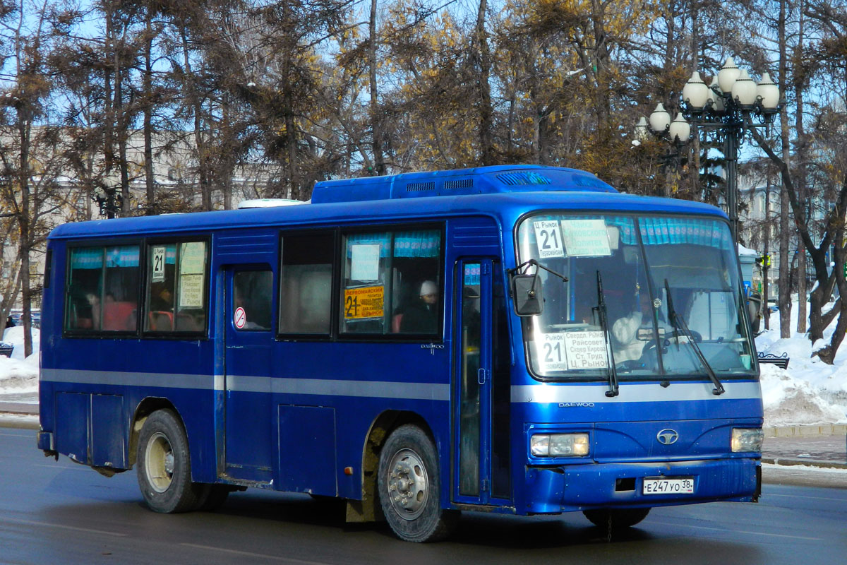 Иркутская область, Daewoo BM090 Royal Midi № Е 247 УО 38