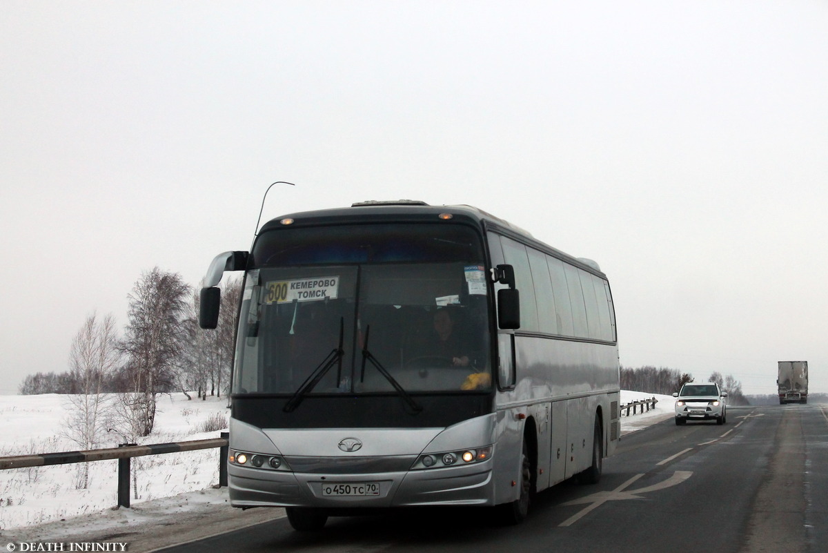 Томская область, Daewoo BH120F № О 450 ТС 70 — Фото — Автобусный транспорт