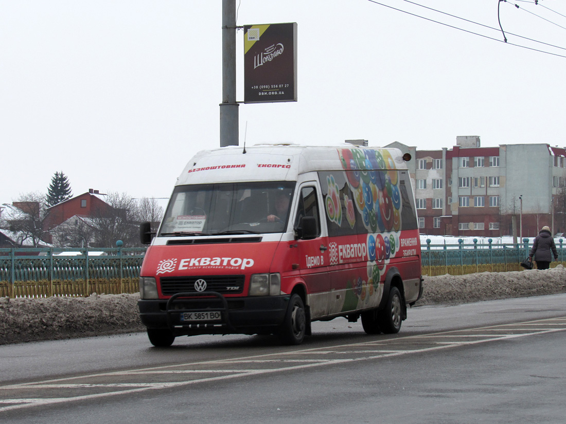 Ровненская область, Volkswagen LT46 № BK 5851 BO