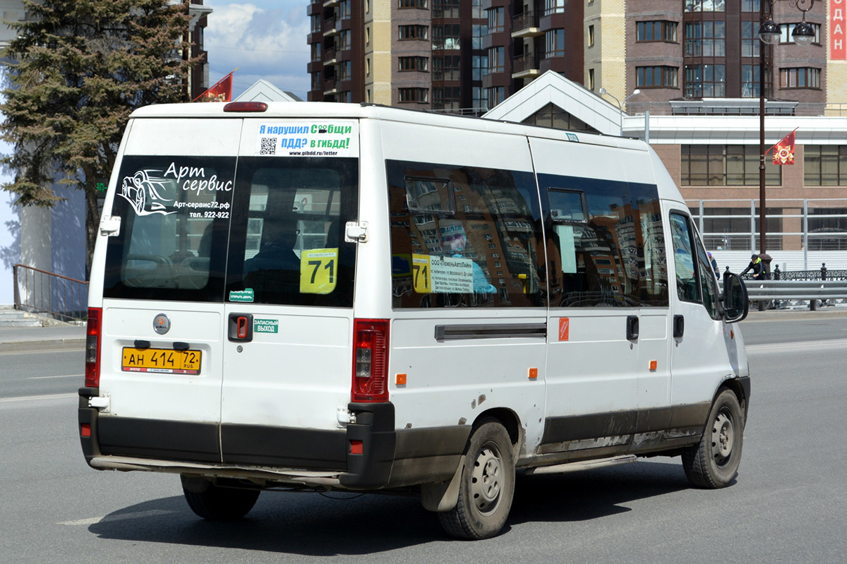 Тюменская область, FIAT Ducato 244 CSMMC-RLL, -RTL № АН 414 72