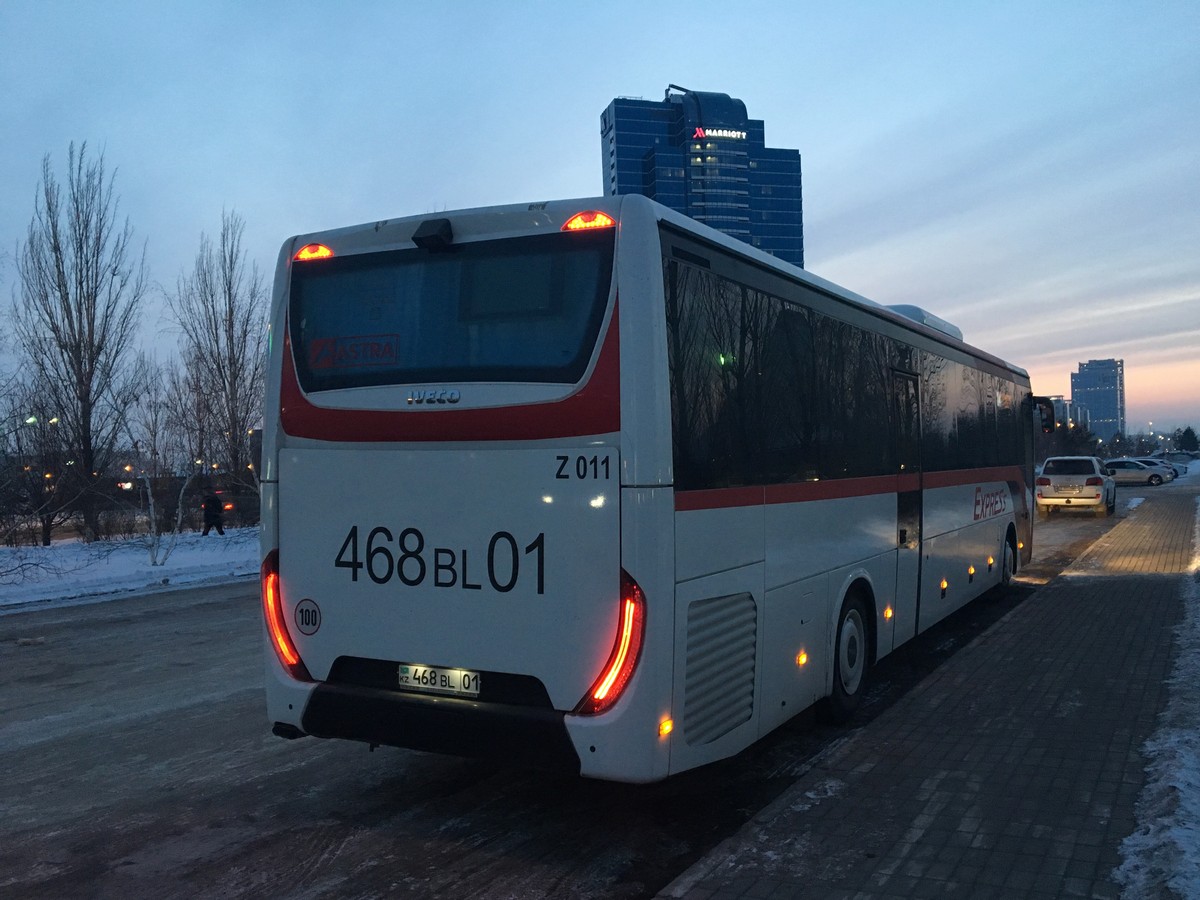 Астана, IVECO Crossway LINE 13M (СарыаркаАвтоПром) № Z011