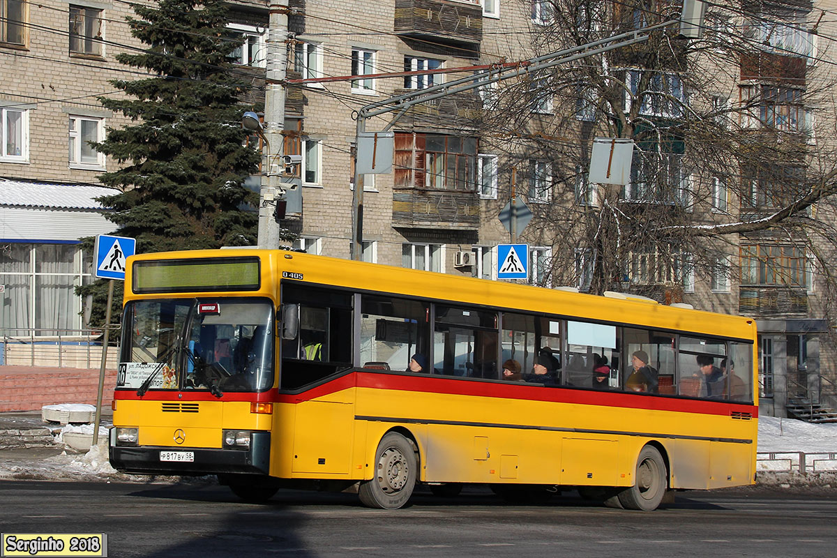 Пензенская область, Mercedes-Benz O405 № Р 817 ВУ 58