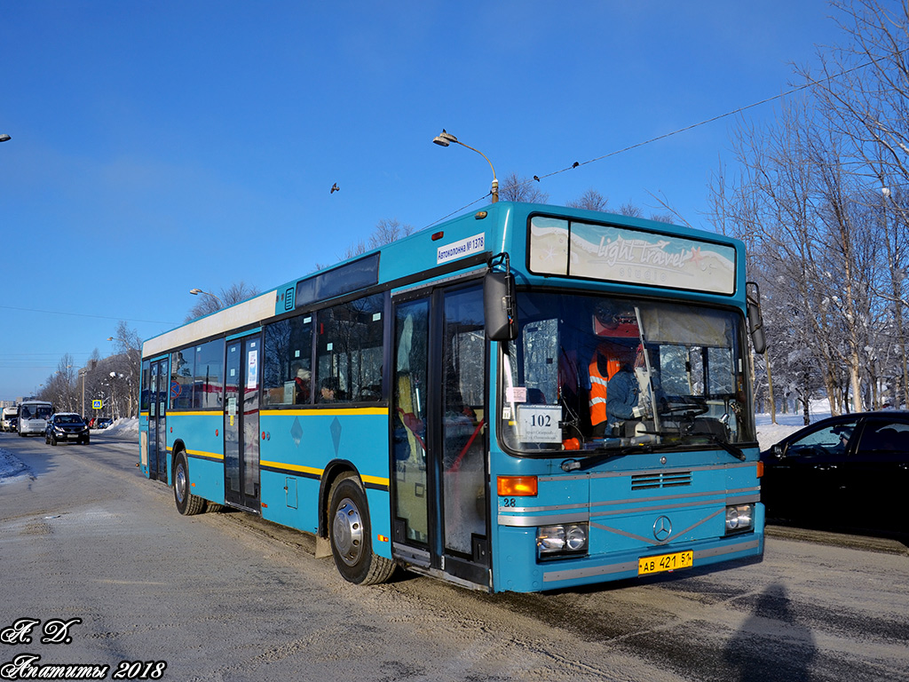 Мурманская область, Mercedes-Benz O405N № АВ 421 51