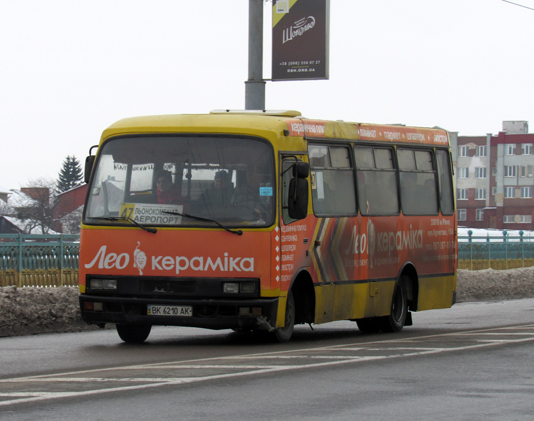 Ровненская область, Богдан А091 № BK 6210 AK