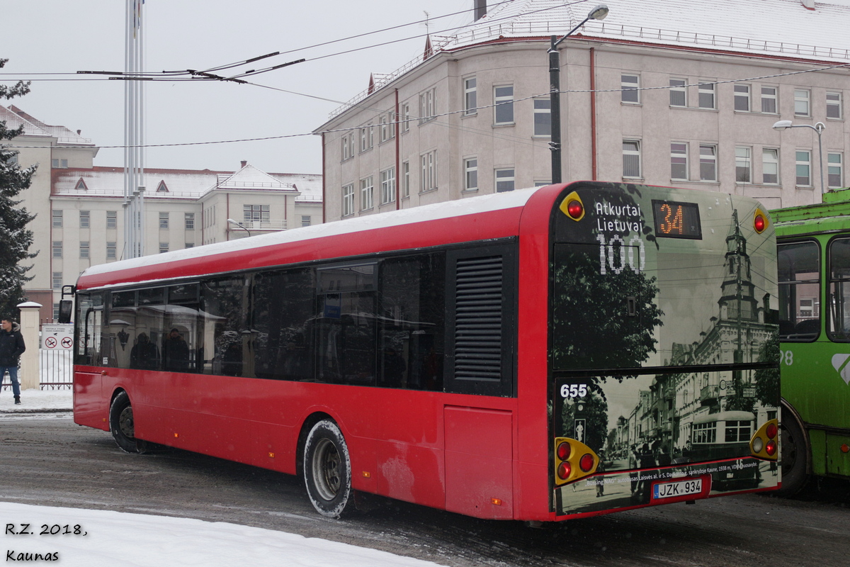 Литва, Solaris Urbino II 12 № 655