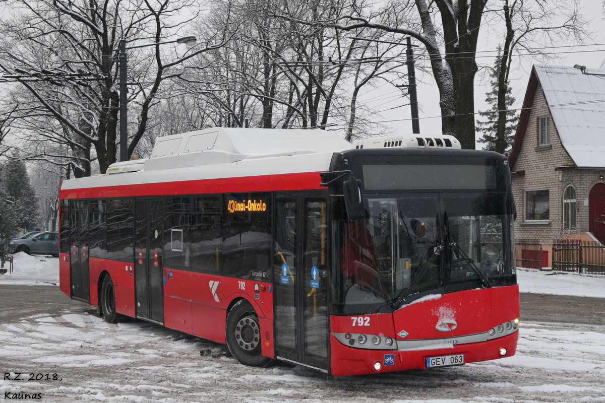 Литва, Solaris Urbino III 12 CNG № 792