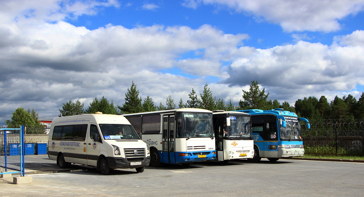 Khanty-Mansi AO, Volkswagen Crafter č. Х 470 ХМ 86; Khanty-Mansi AO — Bus stations and final stops