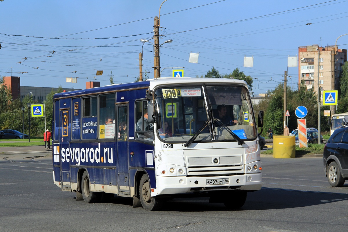 Санкт-Петербург, ПАЗ-320402-05 № 8799