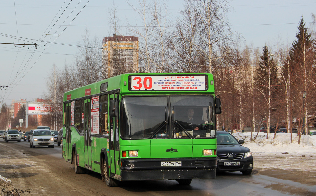 Новосибирская область, МАЗ-104.021 № С 227 ОО 154