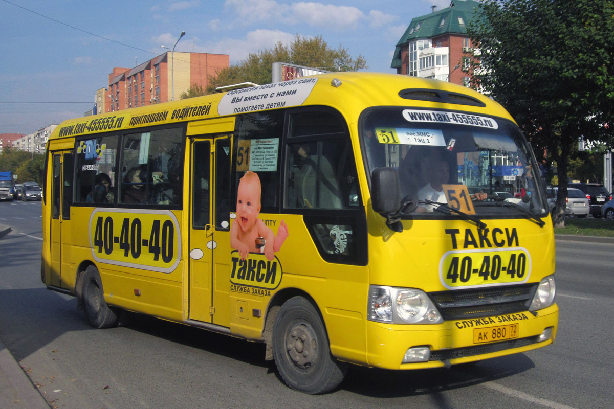 Тюменская область, Hyundai County Kuzbass № АК 880 72