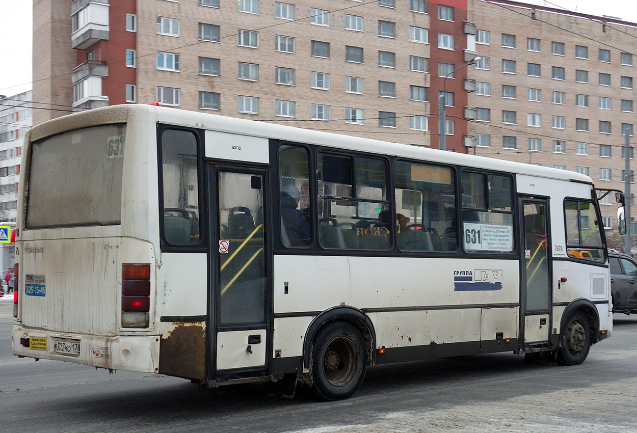 Ленинградская область, ПАЗ-320412-05 № 7678