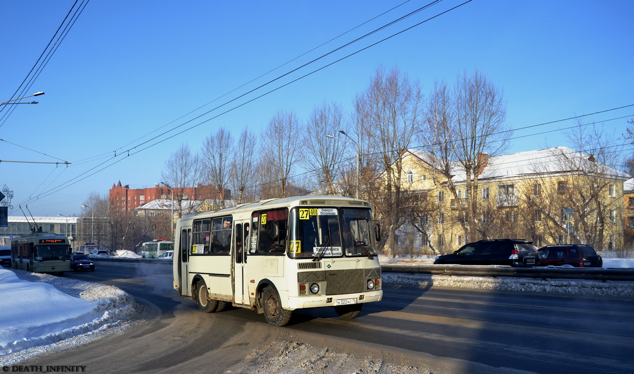 Tomská oblast, PAZ-32054 č. К 322 КС 70