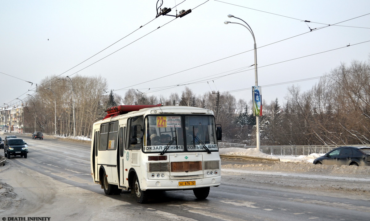 Кемеровская область - Кузбасс, ПАЗ-32054 № 676