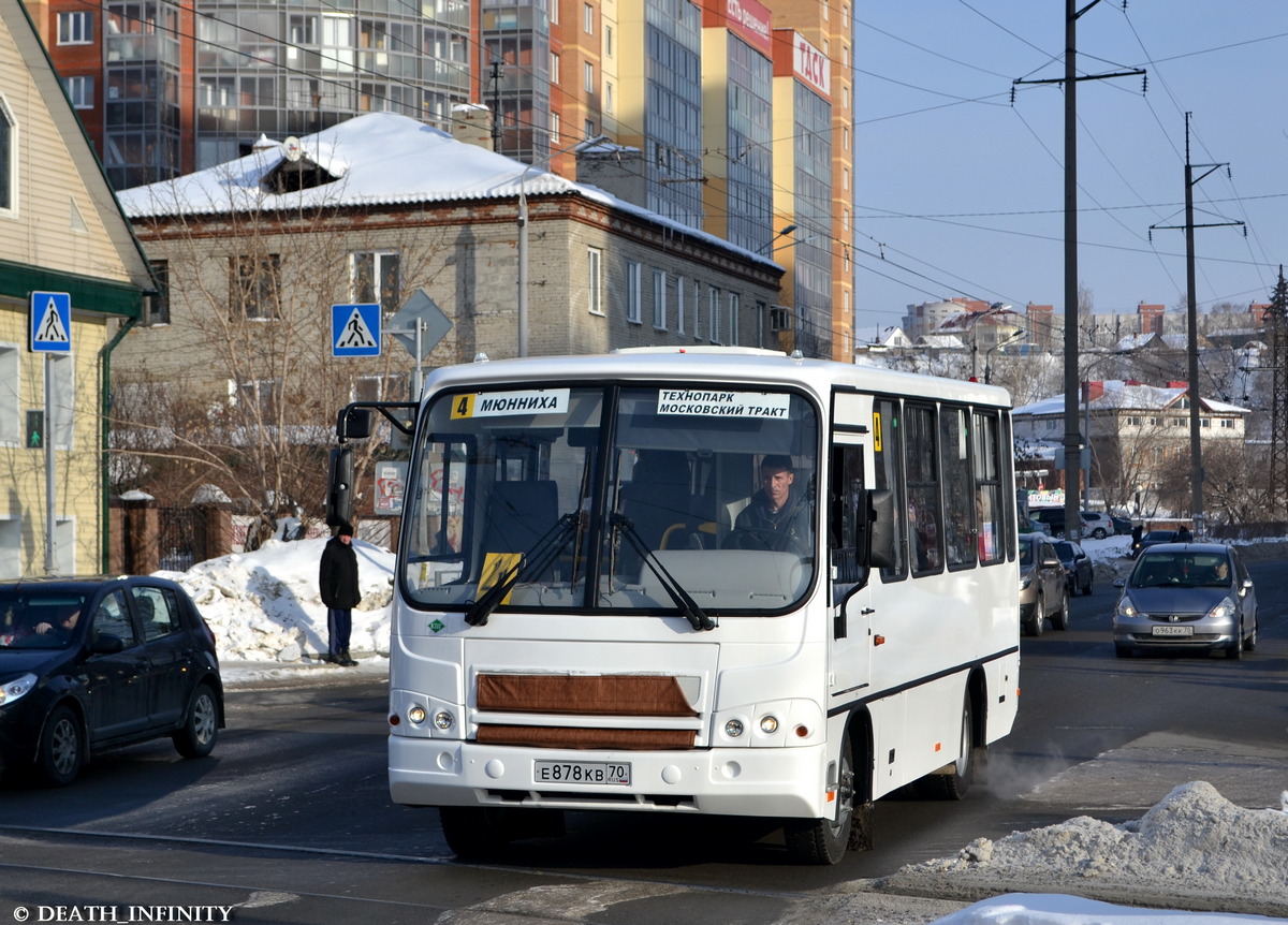 Томская область, ПАЗ-320302-12 № Е 878 КВ 70