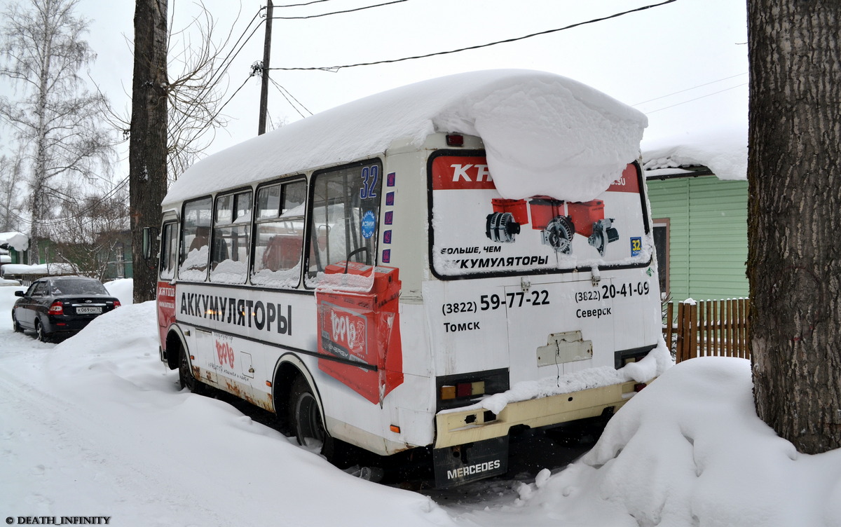 Томская область, ПАЗ-32051-110 № В 891 ВР 70