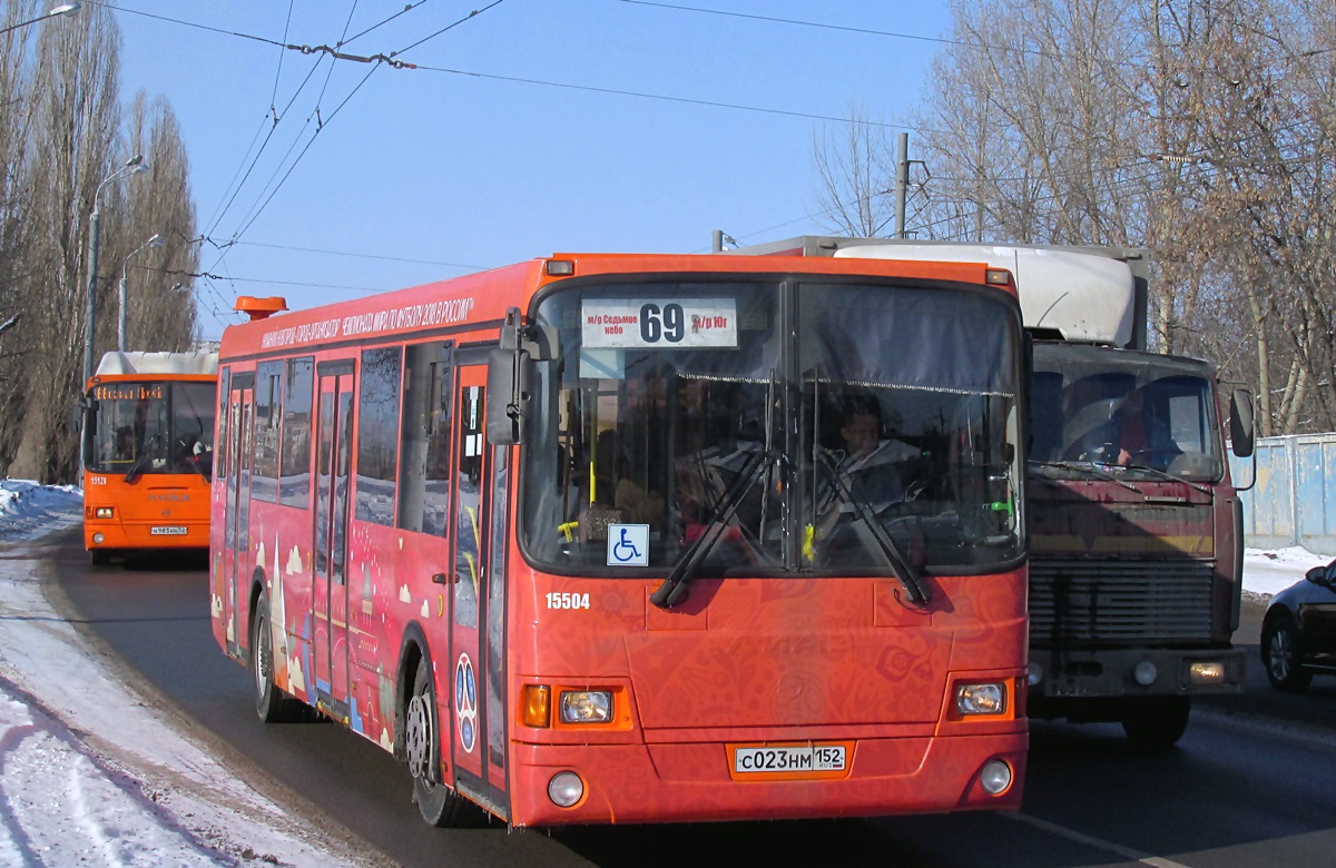 Нижегородская область, ЛиАЗ-5293.60 № 15504