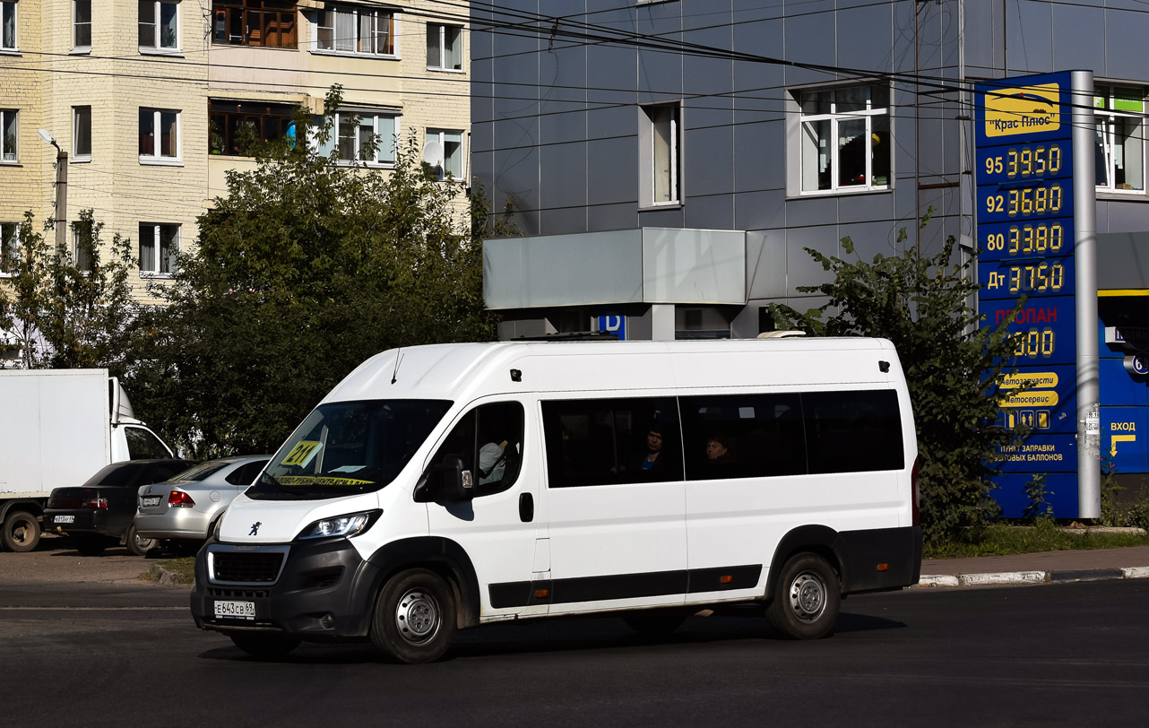 Тверская область, Автодом-22080* (Peugeot Boxer) № Е 643 СВ 69 — Фото —  Автобусный транспорт