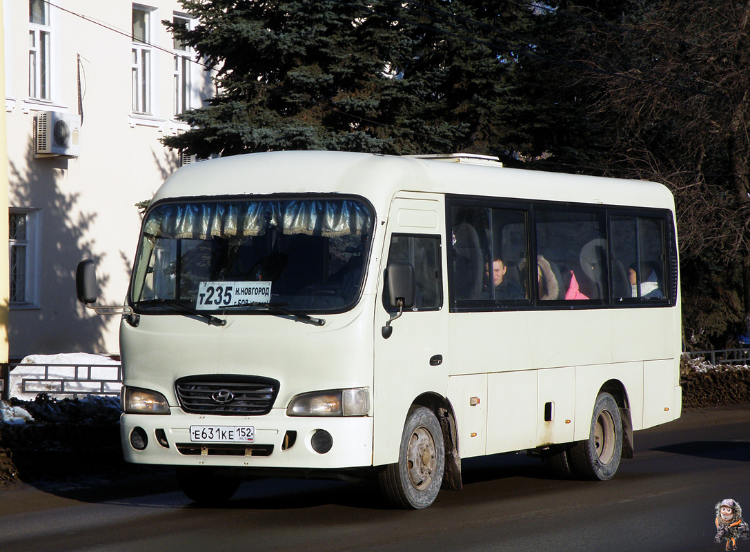 Нижегородская область, Hyundai County SWB C08 (РЗГА) № Е 631 КЕ 152