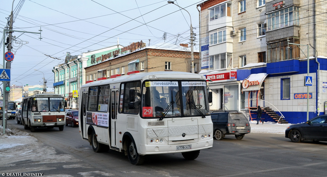 Томская область, ПАЗ-32054 № Е 778 СХ 70