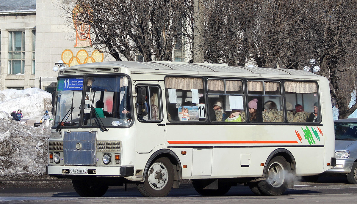 Хабаровский край, ПАЗ-32054 № В 475 НН 27