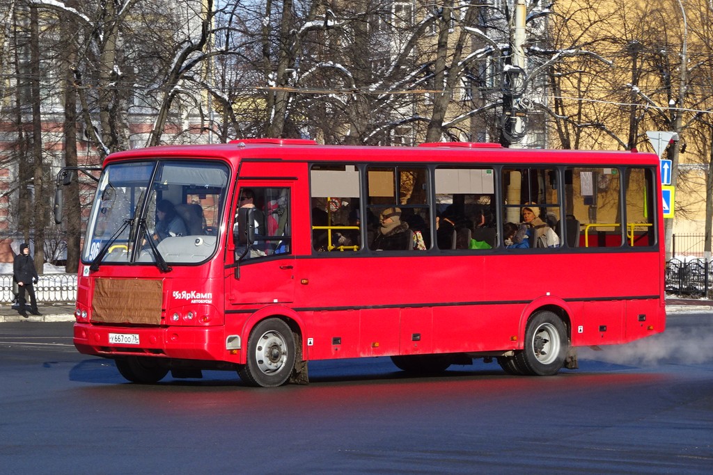 Ярославская область, ПАЗ-320412-14 № У 667 ОО 76