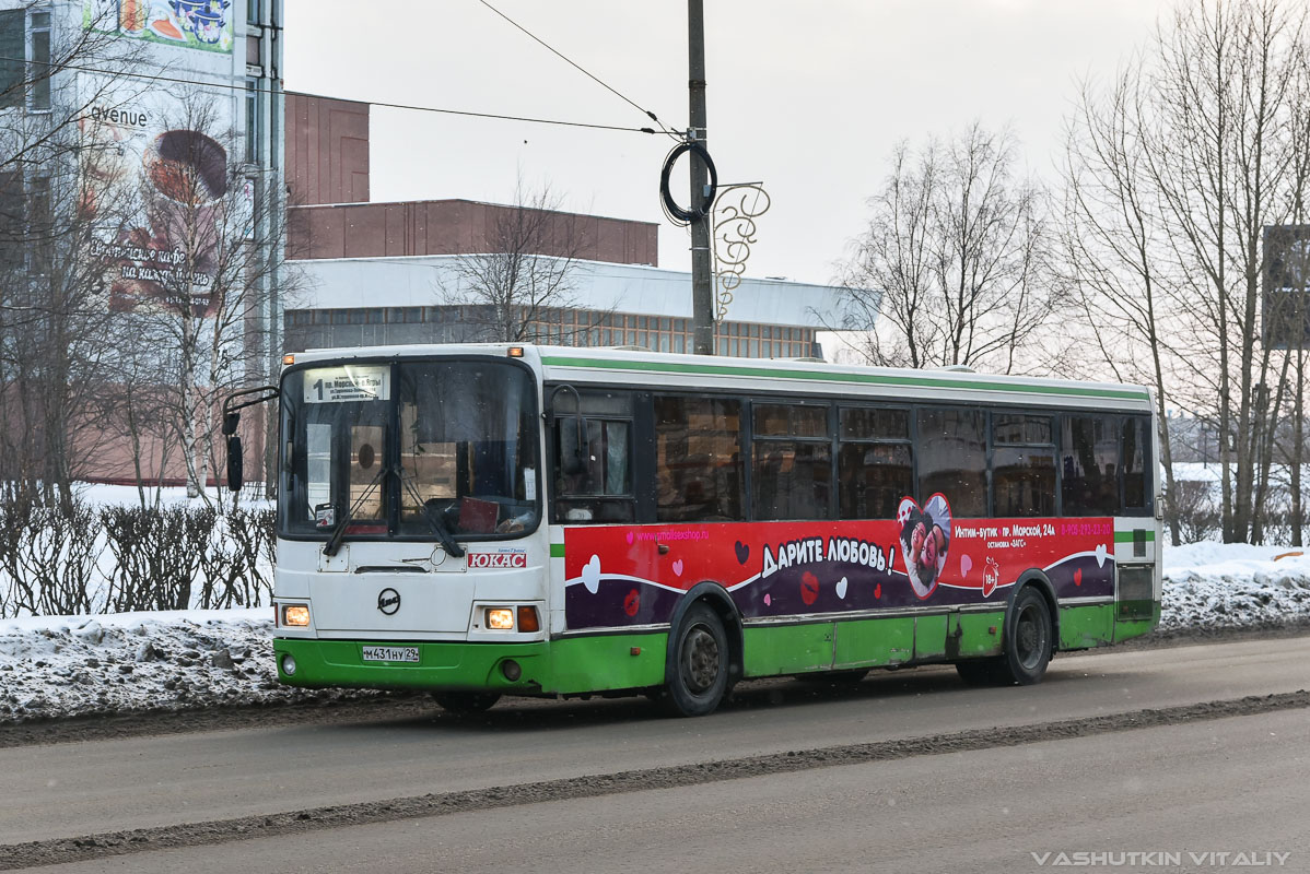 Архангельская область, ЛиАЗ-5293.53 № М 431 НУ 29