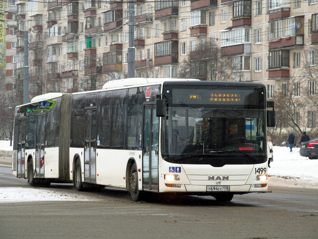 Санкт-Петербург, MAN A23 Lion's City GL NG363 № 1499