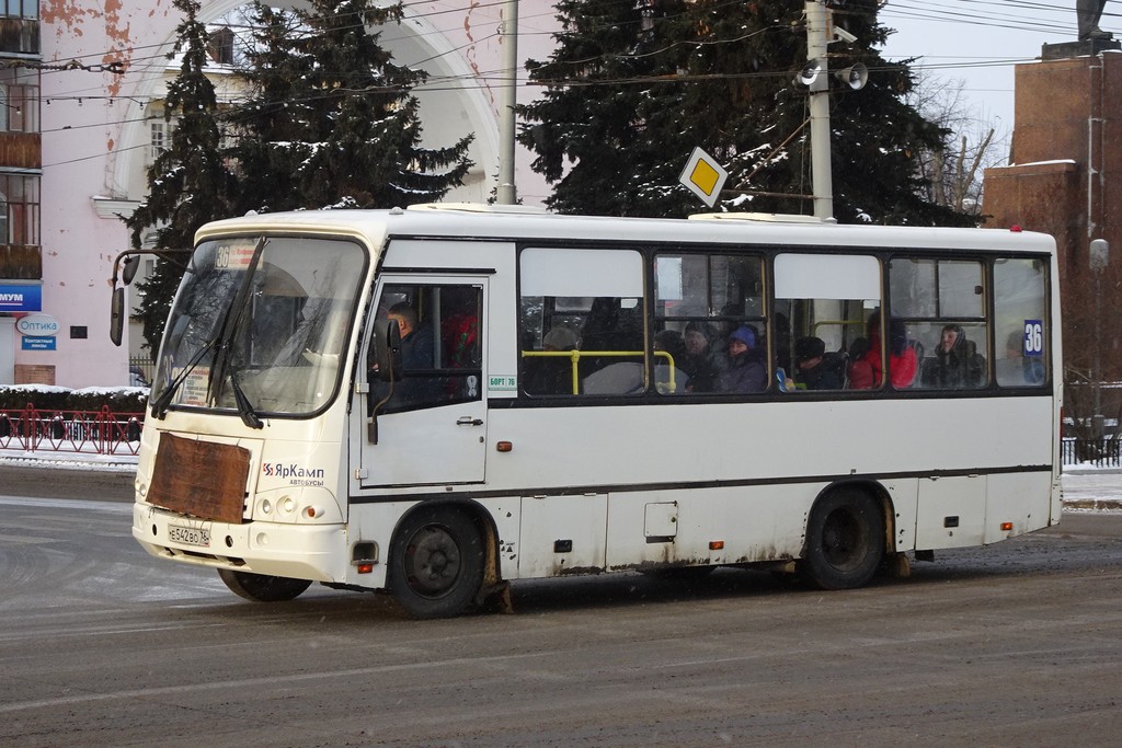 Ярославская область, ПАЗ-320402-05 № Е 542 ВО 76