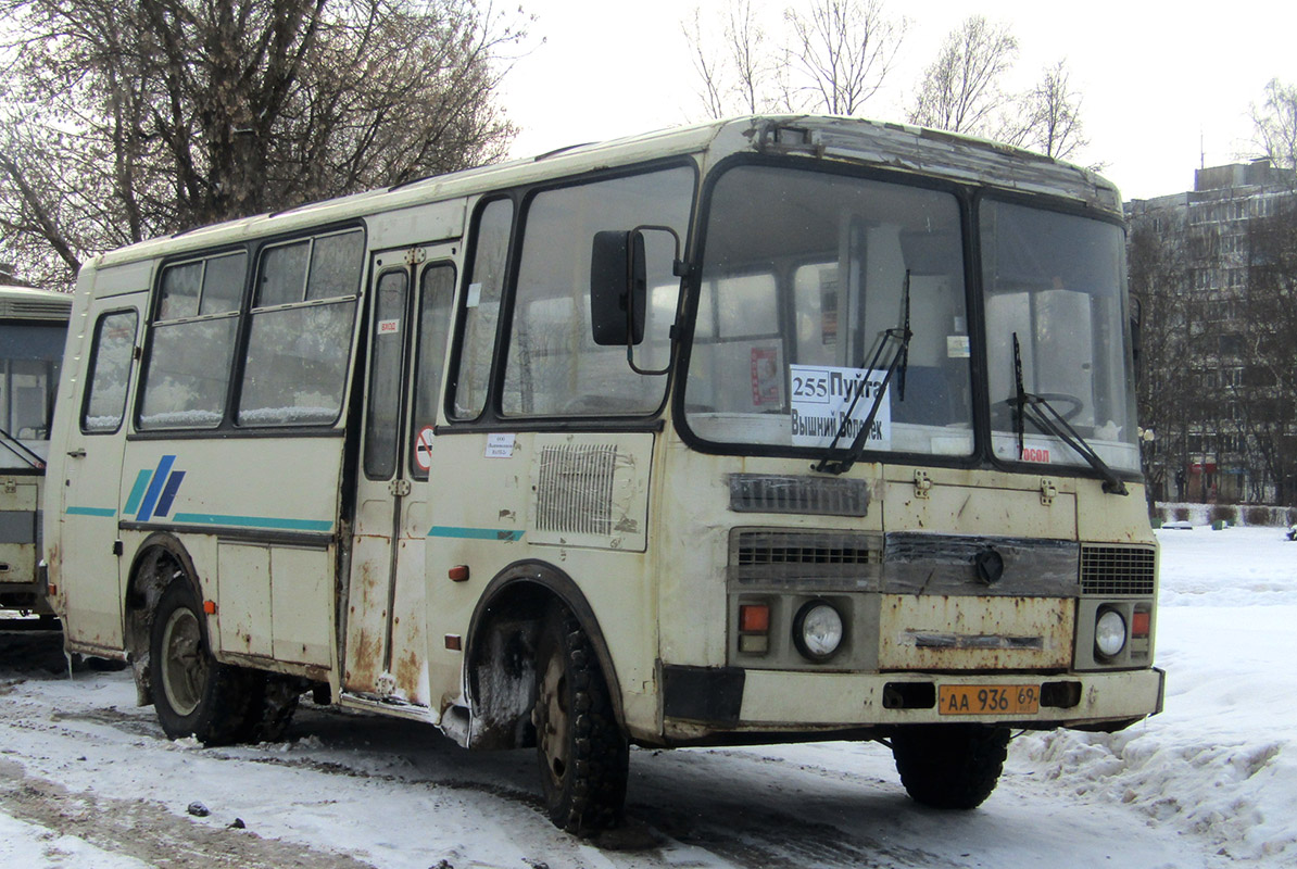 Тверская область, ПАЗ-32053 № АА 936 69