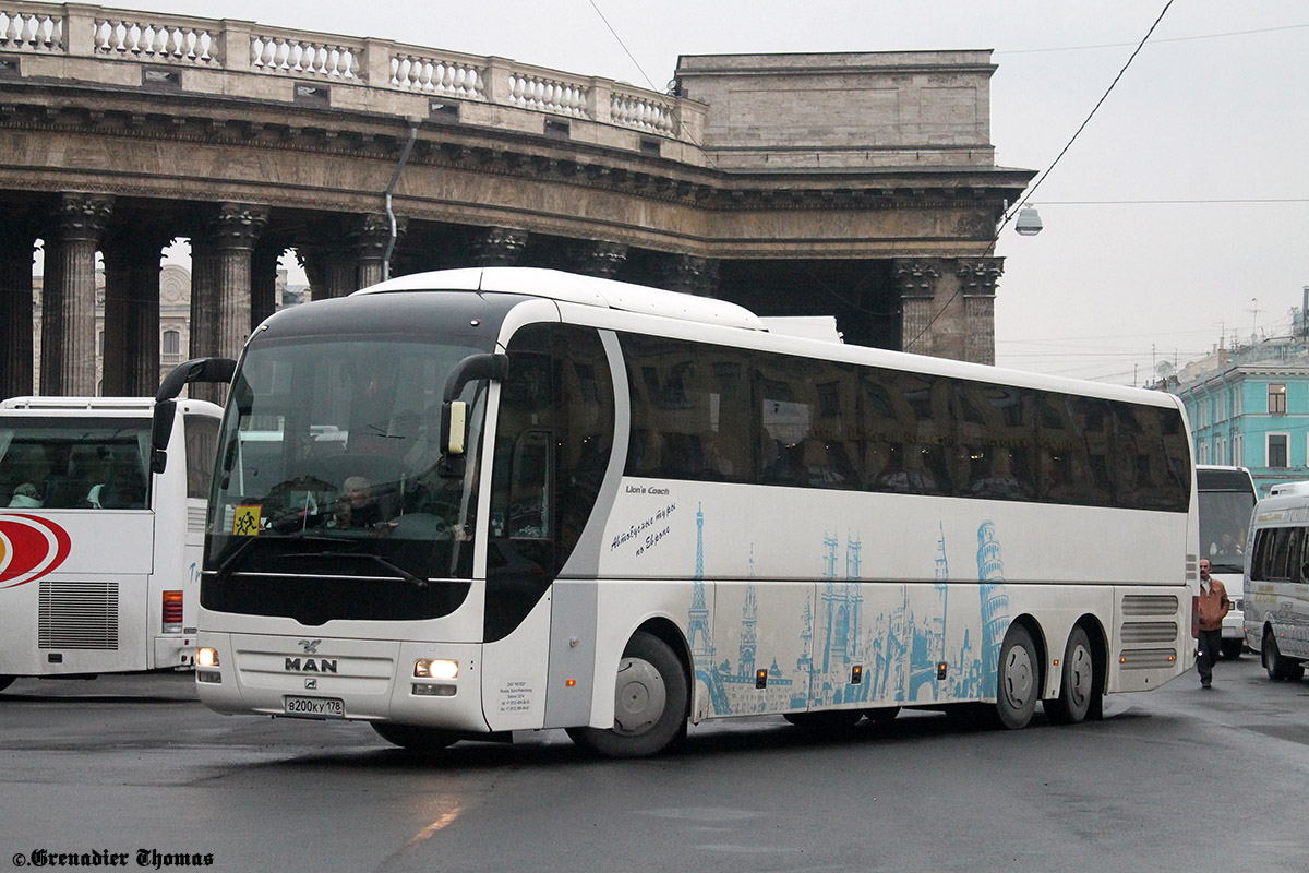 Санкт-Петербург, MAN R08 Lion's Coach L RHC444 L № В 200 КУ 178