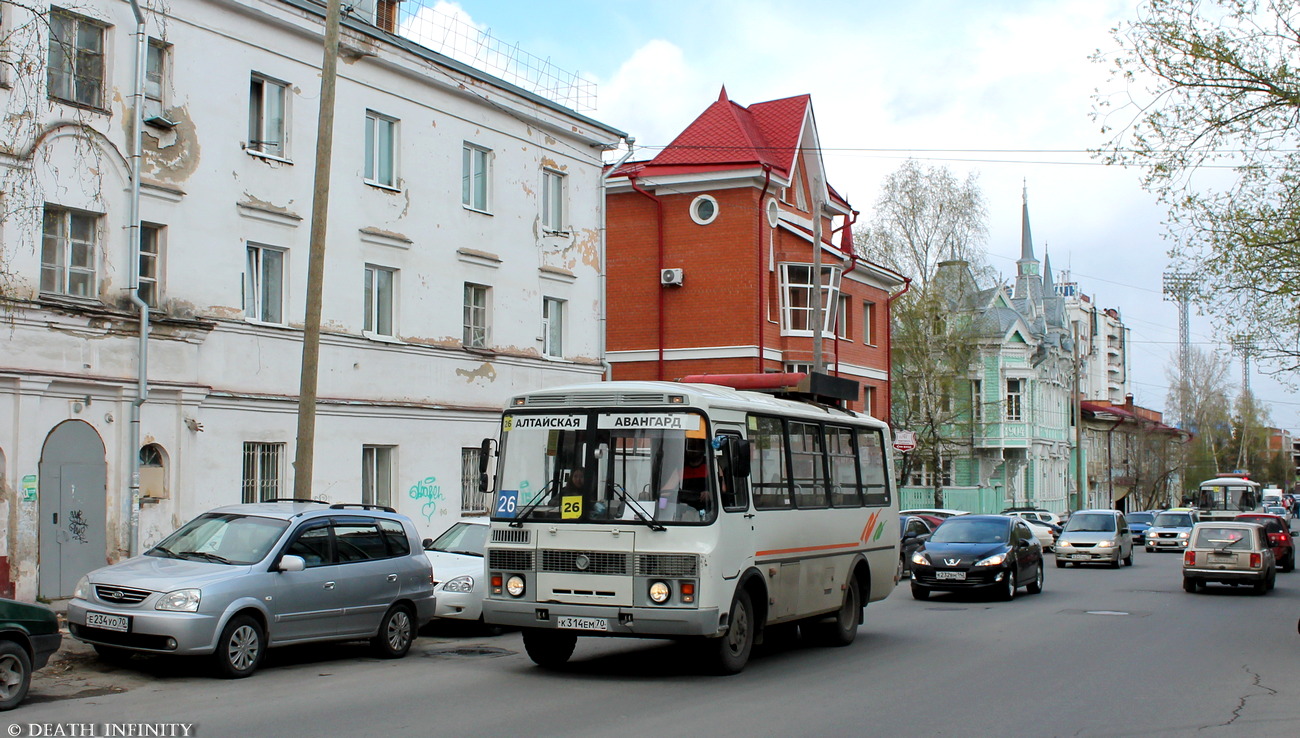 Томская область, ПАЗ-32054 № К 314 ЕМ 70