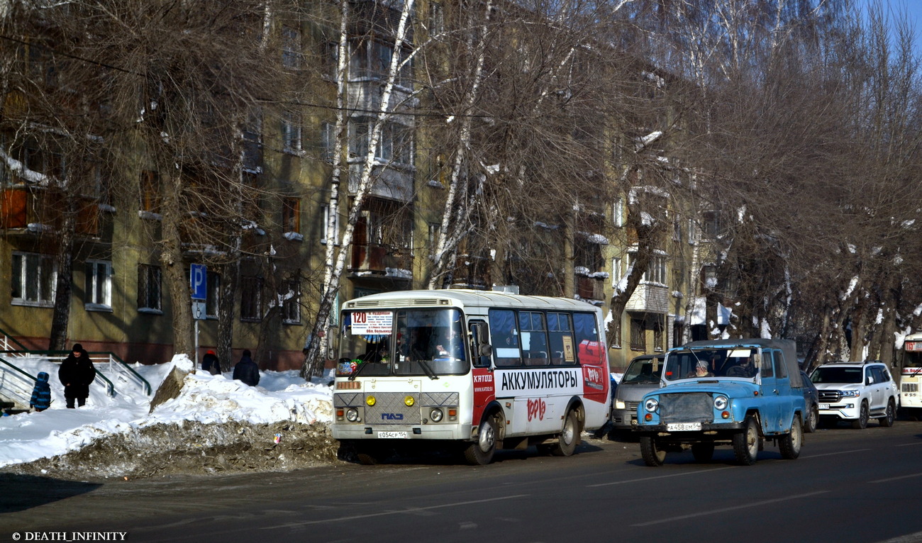 Новосибирская область, ПАЗ-32054 № Е 054 СР 154