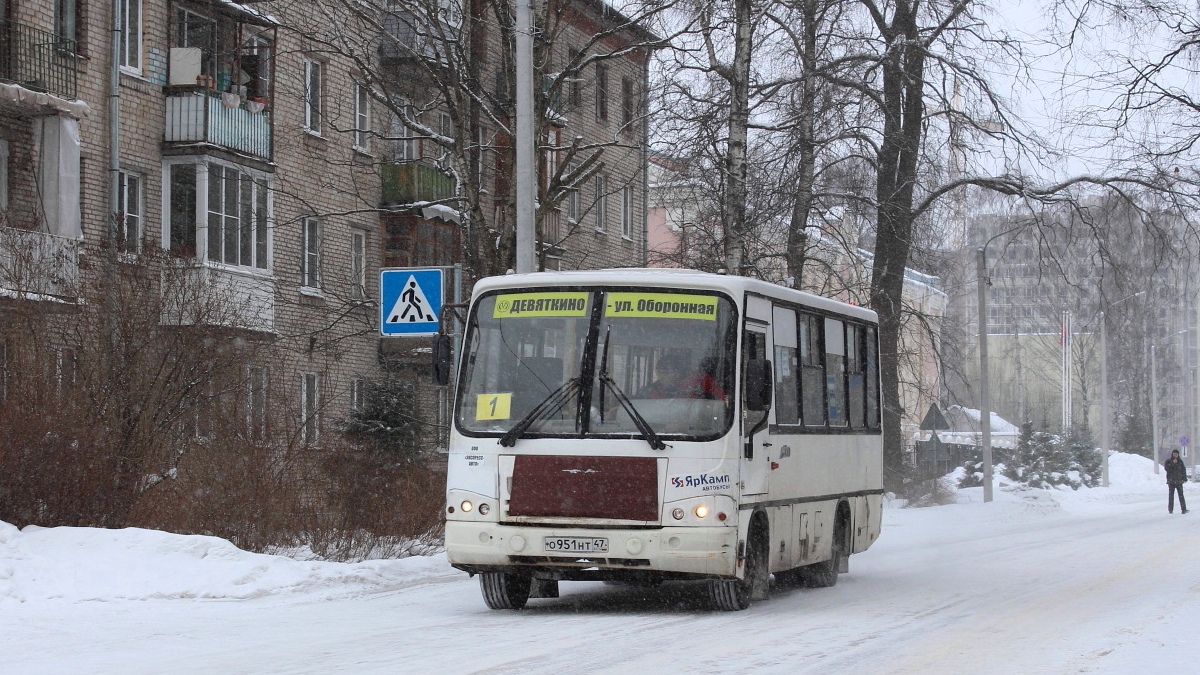 Ленинградская область, ПАЗ-320402-05 № О 951 НТ 47