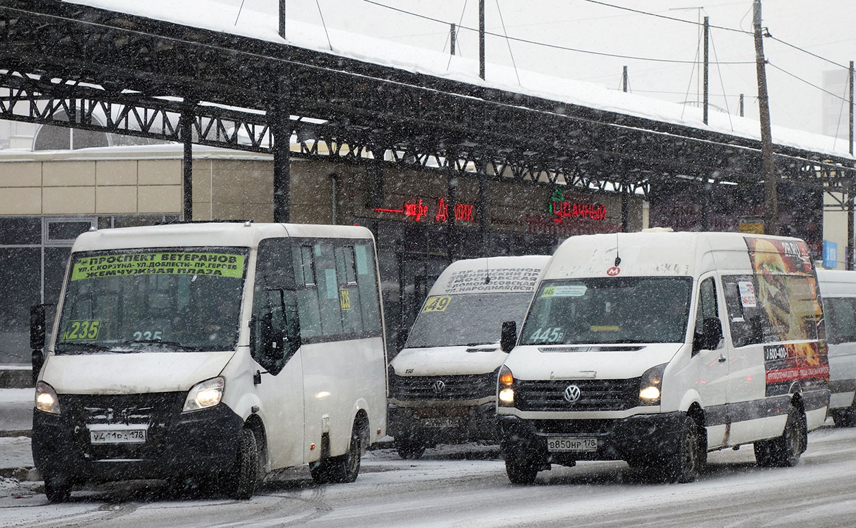 Санкт-Петербург, ГАЗ-A64R42 Next № У 411 ВА 178; Санкт-Петербург, Артан-2243 (Volkswagen Crafter) № В 850 НР 178