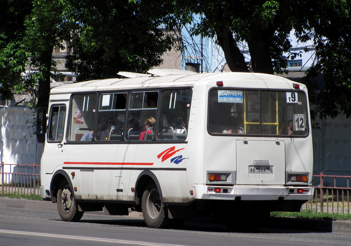 Нижегородская область, ПАЗ-32054 № В 615 АА 152