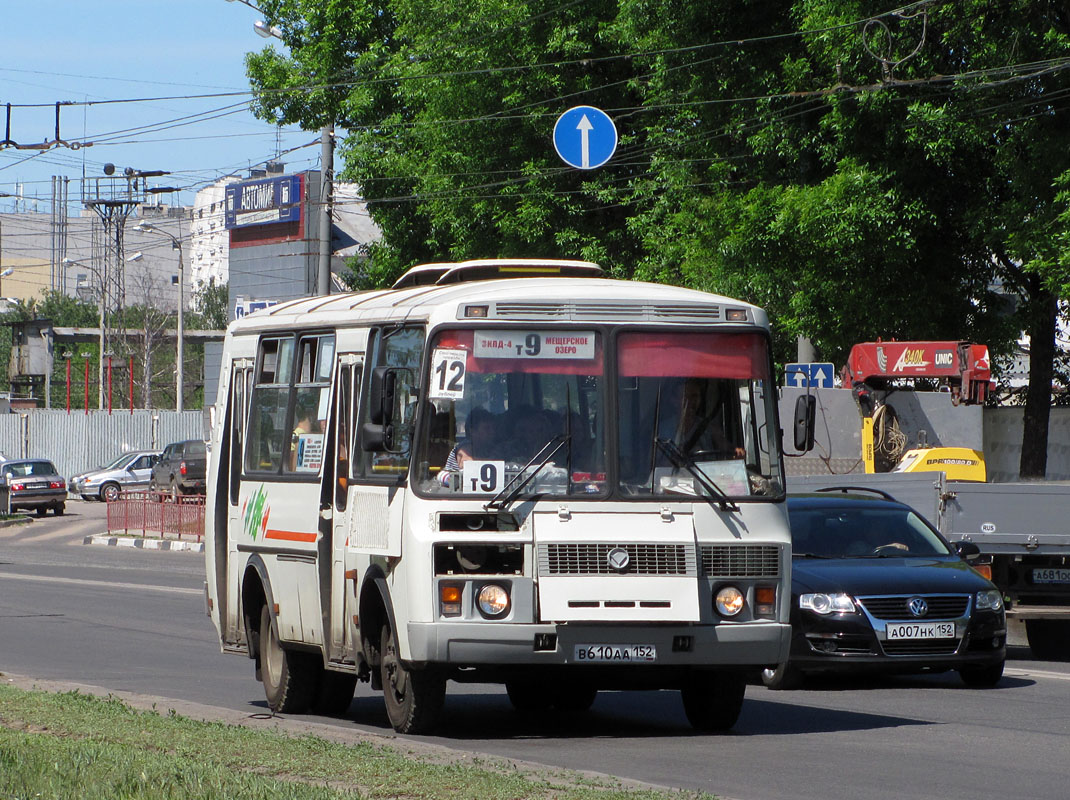 Нижегородская область, ПАЗ-32054 № В 610 АА 152