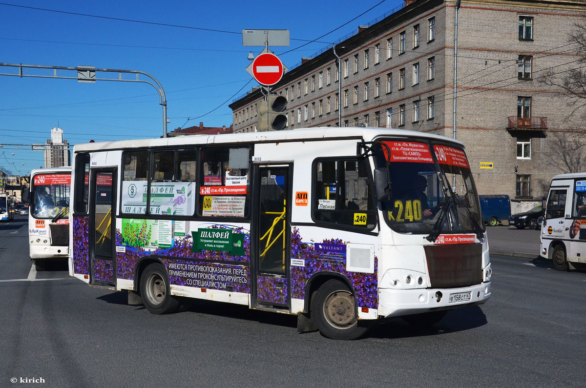 Санкт-Петербург, ПАЗ-320402-05 № 158