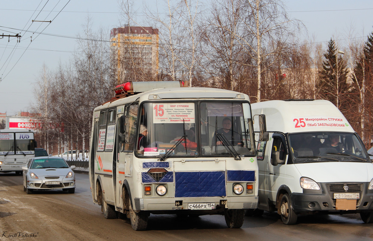 Новосибирская область, ПАЗ-32054 № С 466 РХ 154