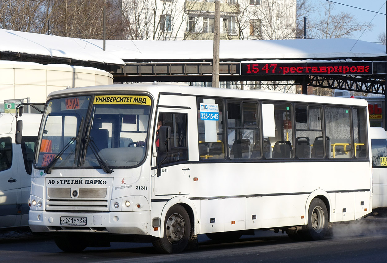 Санкт-Петербург, ПАЗ-320412-14 № К 241 УР 82