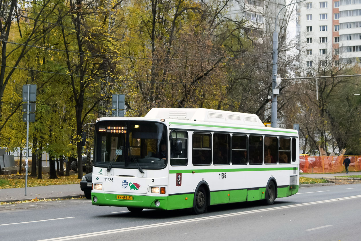 Moscow, LiAZ-5293.70 # 11386